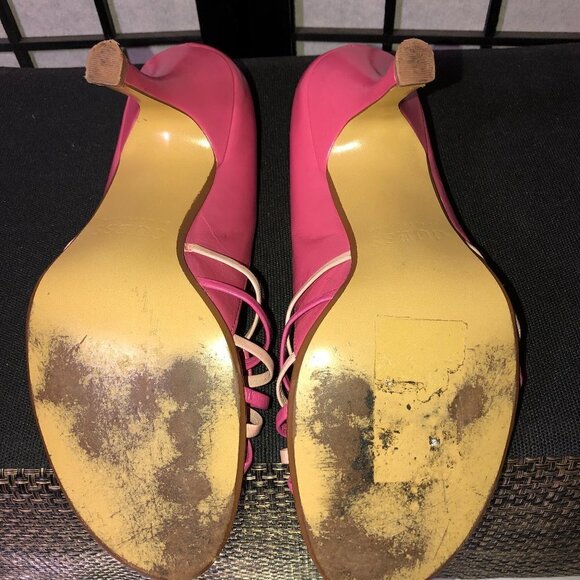 GUESS BY MARCIANO OPEN TOE HEELS SIZE 7.5M - Picture 4 of 4